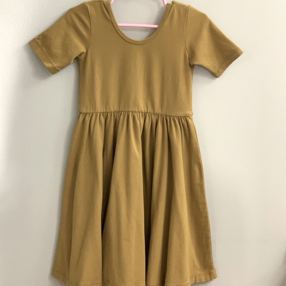 Alice & Ames 5T light olive ballet dress